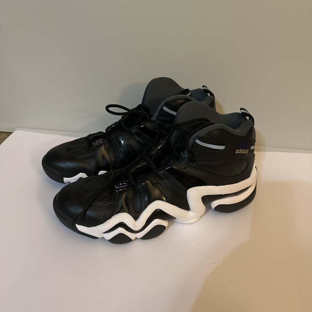 Adidas Crazy 8 1998 All Star Game Basketball Shoes Black/White size 12 mens